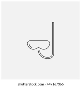 Diver icon, Vector