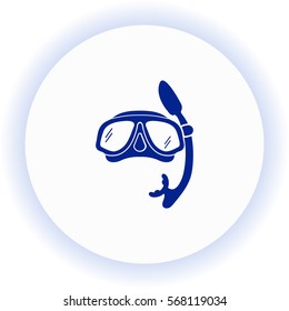 Diver  icon. Vector design.