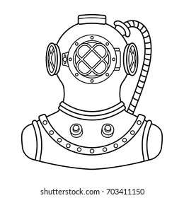 Diver mask and suit