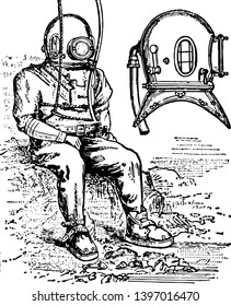 1,603 Vintage Diver Helmet Images, Stock Photos & Vectors 