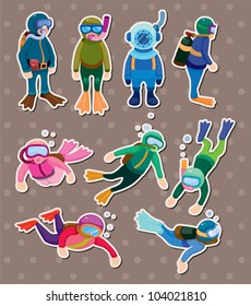 diver stickers