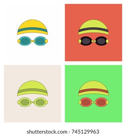 Diver swimmer equipment collection