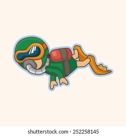 diver theme elements
