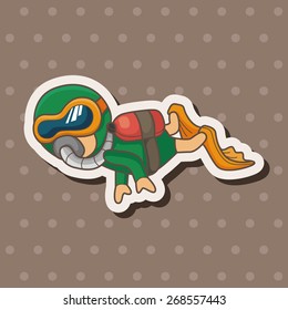 diver theme elements