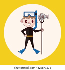 diver theme elements
