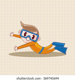 diver theme elements