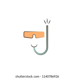 diver tools icon. Element of professions tools icon for mobile concept and web apps. Sketch diver tools icon can be used for web and mobile