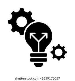 Divergent Icon Element For Design