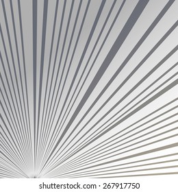 divergent  rays gray