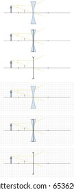 diverging lens image formation