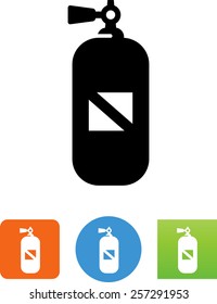 Diver's oxygen tank icon