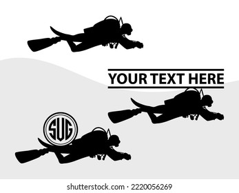 Divers SVG Printable Vector Illustration