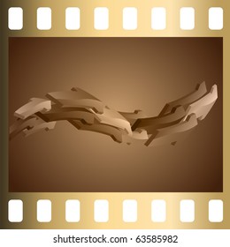 Diverse arrows in one group against a dark background
