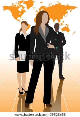 Diverse business team