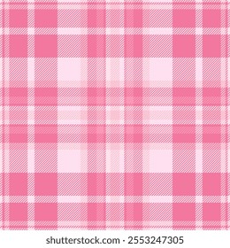 Diverse check seamless textile, other tartan vector fabric. Sheet plaid background texture pattern in light and red colors palette.