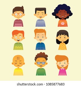 DIVERSE CHILDREN IN THE WORLD