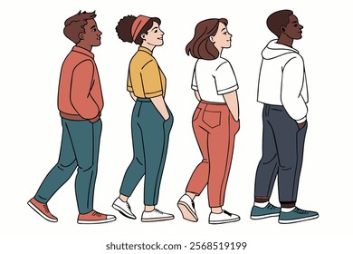 Diverse Couples Graphics for Creative Design