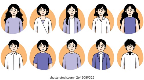 A Diverse Group of Animated Characters Dressed in Colorful and EyeCatching Attire