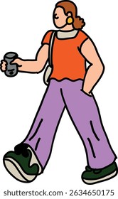 Diverse Group of Illustrated People in Vector Characters Collection	
