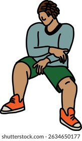Diverse Group of Illustrated People in Vector Characters Collection	