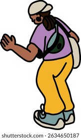 Diverse Group of Illustrated People in Vector Characters Collection	