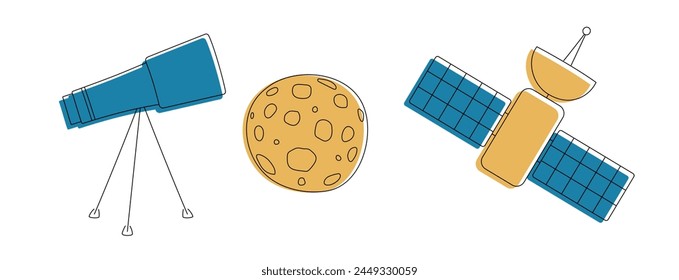 Diverse Group of Space Objects