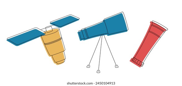 Diverse Group of Space Objects