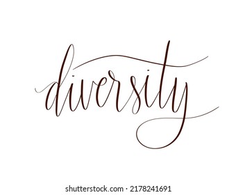 Diverse group of women illustration. Diversity and equality concept vector.
