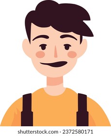 Diverse Human Portraits Flat Design Artwork