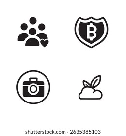 Diverse Icon Collection for Social Media and Technology