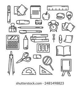 a diverse line of school stationery