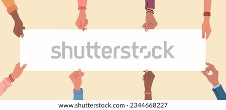 Similar – Image, Stock Photo Multiracial hands holding a small baby’s feet gently