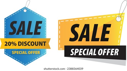 A diverse Offer Icon Collection in vector art, featuring discounts, promotions, and sales tags. Versatile for marketing and business designs.