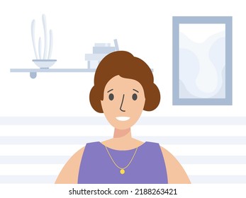 Diverse People On Online Group Video Chat Screen Computer. Illustration Of Faces On Live Video Conference Call Screen. Online Meeting Work Form Home, Remote Project Management, Quarantine. Vector