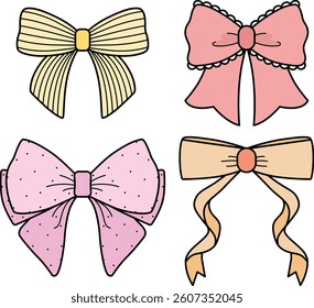 diverse and pretty collection of ribbons