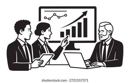 Diversos profesionales que colaboran en un entorno de oficina moderno, enfocado en el trabajo en equipo financiero y el éxito.