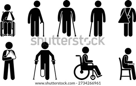 Diverse representations of people with disabilities and mobility aids
