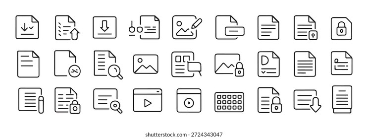 Conjunto diverso de iconos de cursor. Punteros de Hacer clic de mano. Cursores de flecha. Toque y seleccione símbolos.