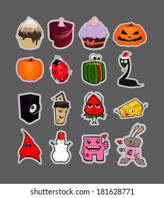 a diverse set of icons