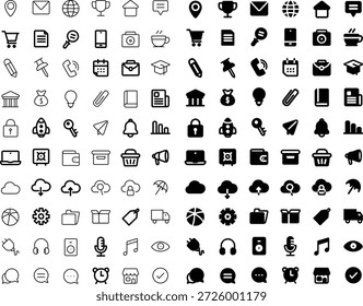 Un conjunto diverso de íconos de negocios y tecnología de Vector que representan las finanzas y los datos de comunicación. Esta colección es perfecta para el desarrollo App de interfaces de Sitio web y presentaciones digitales.
