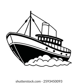 Diverse Ship Vector Illustration