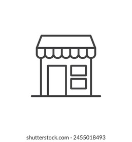 Diverse Store and Marketplace Icons. Online and Small Retail Shop Symbols