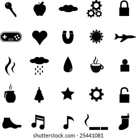 diverse symbols set