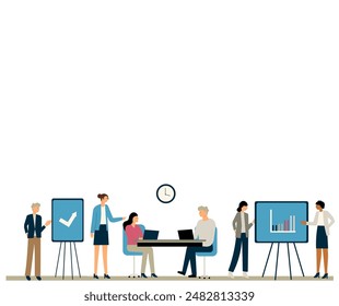 Diverse Team in Business Strategy Discussion