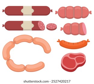Eine Vielfalt an Fleisch- und Wurstwaren, perfekt für Ihre kulinarischen Köstlichkeiten