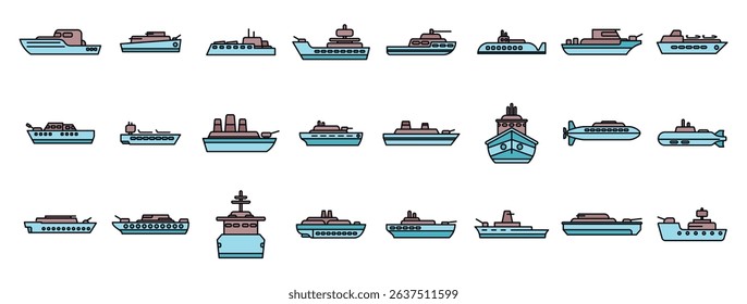Diverse warships and naval vessels safeguarding maritime borders, ensuring national security and projecting power in the vast ocean