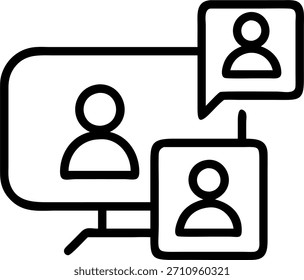 Diversa fuerza de trabajo involucrada en el concepto de reunión virtual con Espacio para texto Video como escaparate de una fuerza de trabajo diversa involucrada en una reunión virtual a través de conferencias que destacan la colaboración remota y la inclusión con amplio espacio para texto promocional. en Photo Stock Concept, espacio de copia para publicidad o Anuncio con Photo Realistic como detalle de alta calidad --ar 7:2