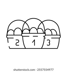 diversification financial advisor line icon vector. diversification financial advisor sign. isolated contour symbol black illustration