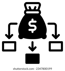 Diversification icon can be used for uiux, etc