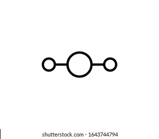 Diversification line icon. Vector symbol in trendy flat style on white background. Diversification sing for design.